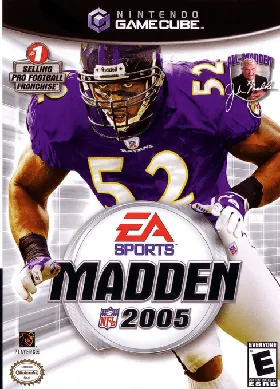 Madden NFL 2005 box cover front